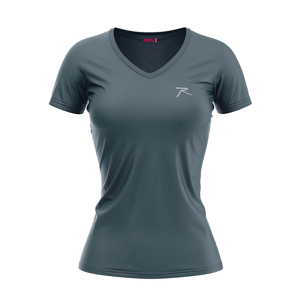 Raru Kadın %100 Pamuk T-Shirt MULIER FÜME