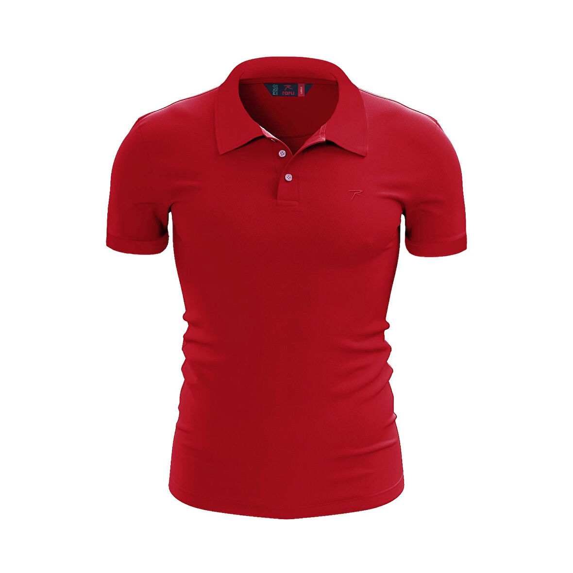 %100 Pamuk Polo T-Shirt IMPERO KIRMIZI