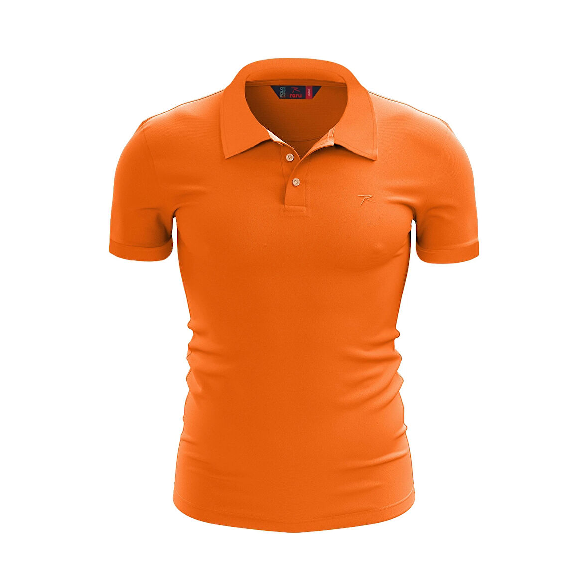 %100 Pamuk Polo T-Shirt IMPERO TURUNCU