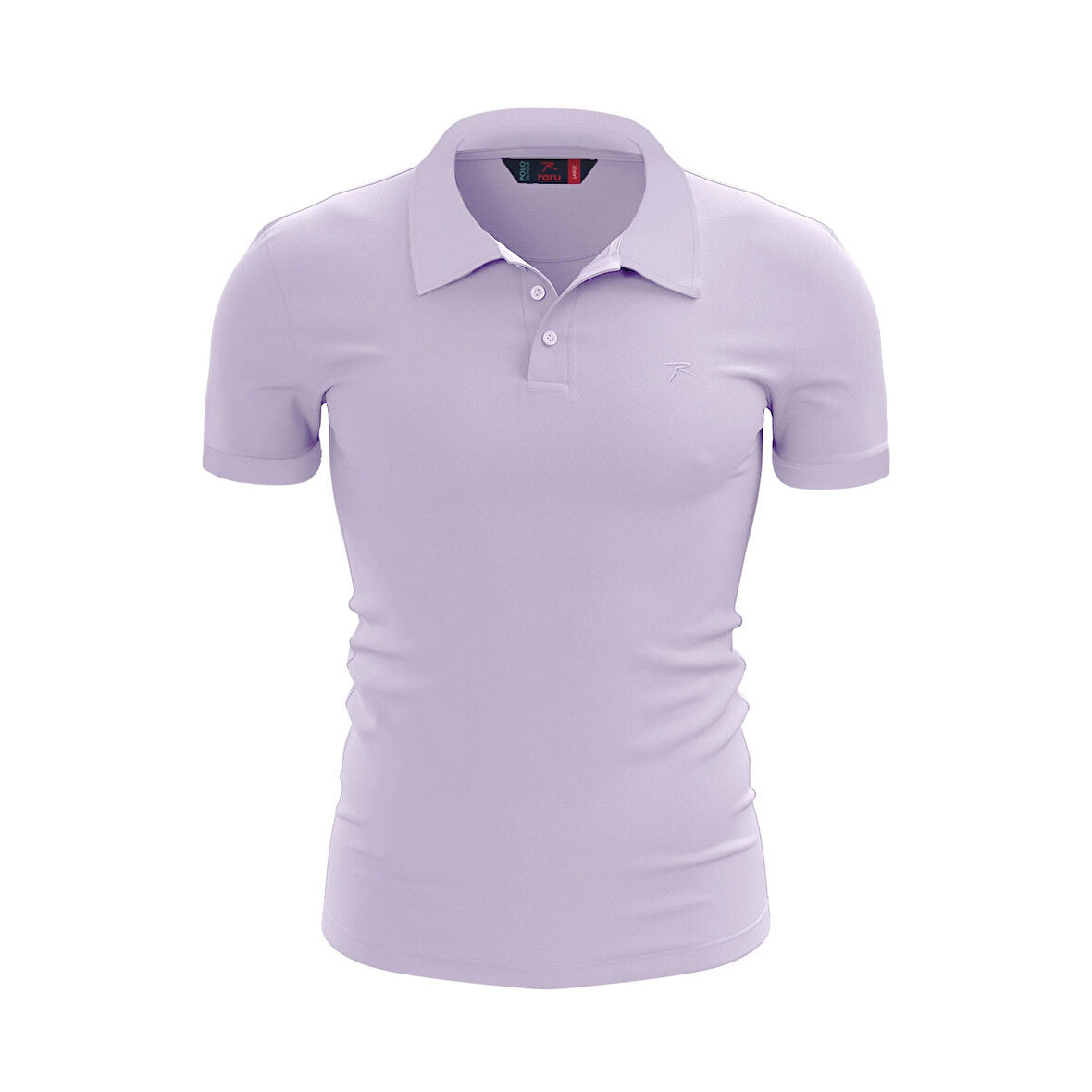 %100 Pamuk Polo T-Shirt IMPERO LİLA