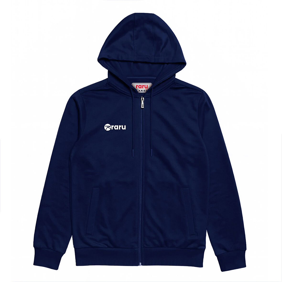 Kapüşonlu Tam Fermuarlı Sweatshirt LIBERTER LACİVERT