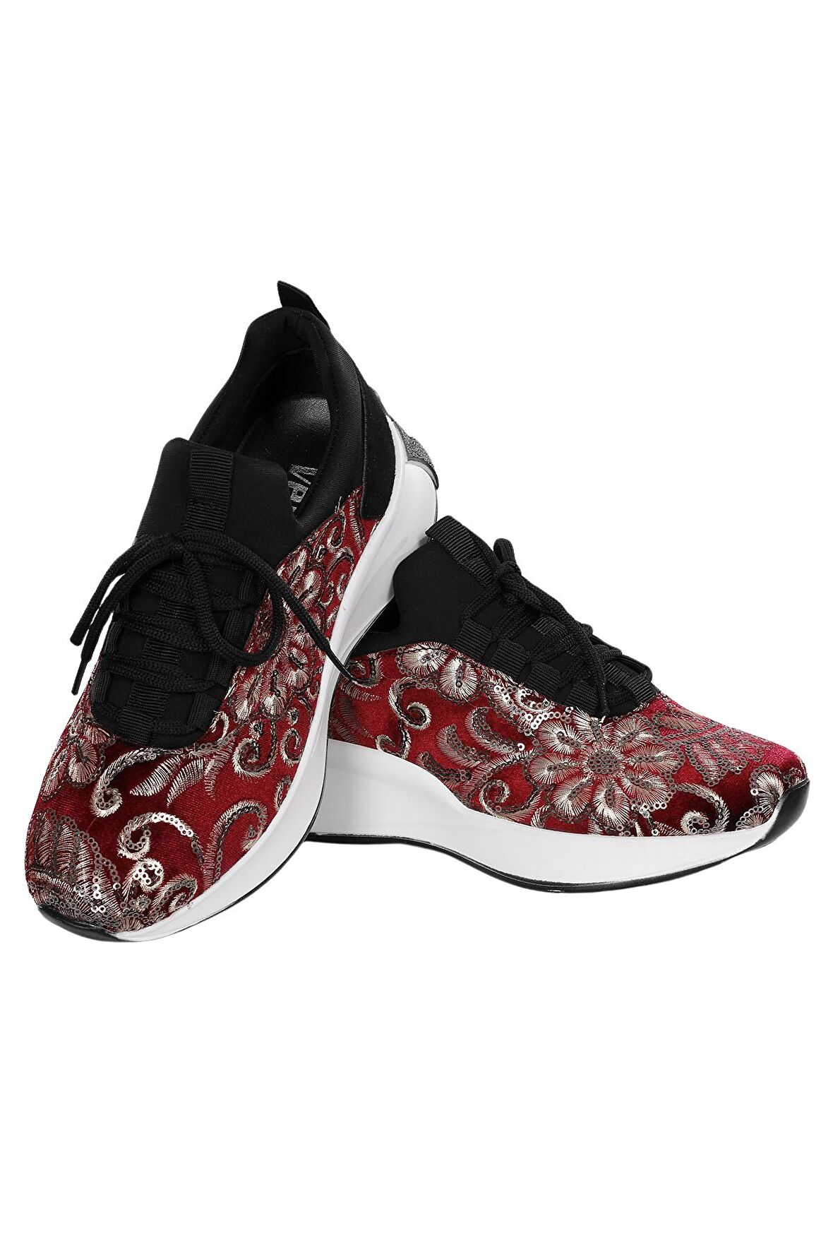 Veform Hafif ve Rahat Tabanlı, Günlük Şık ve Spor Kadın Ayakkabı Pul İşlemeli FV1512FV