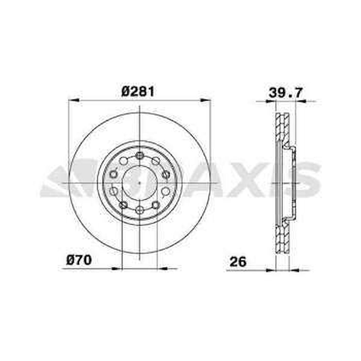 Alfa Romeo On Fren Aynası Giulıetta 10> - Braxıs Ae0780