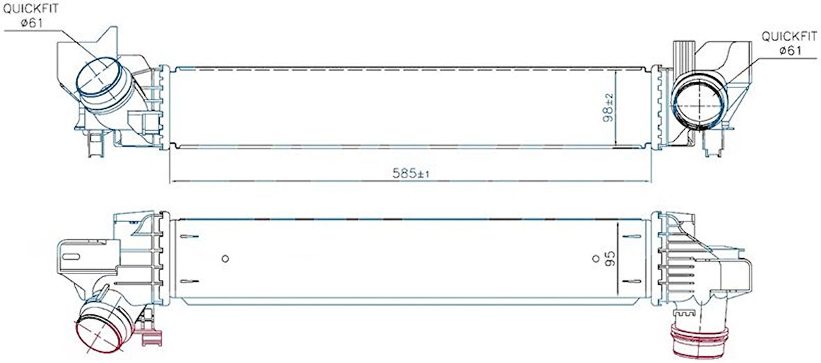 Bmw Turbo Radyatörü - Turbo Radyatörü - Kal 375760