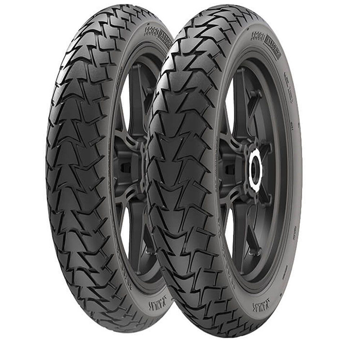 Anlas Takım Honda Spacy Set 90/90-12 ve 3.50-10 SC360 AllGrip Ön Arka Set