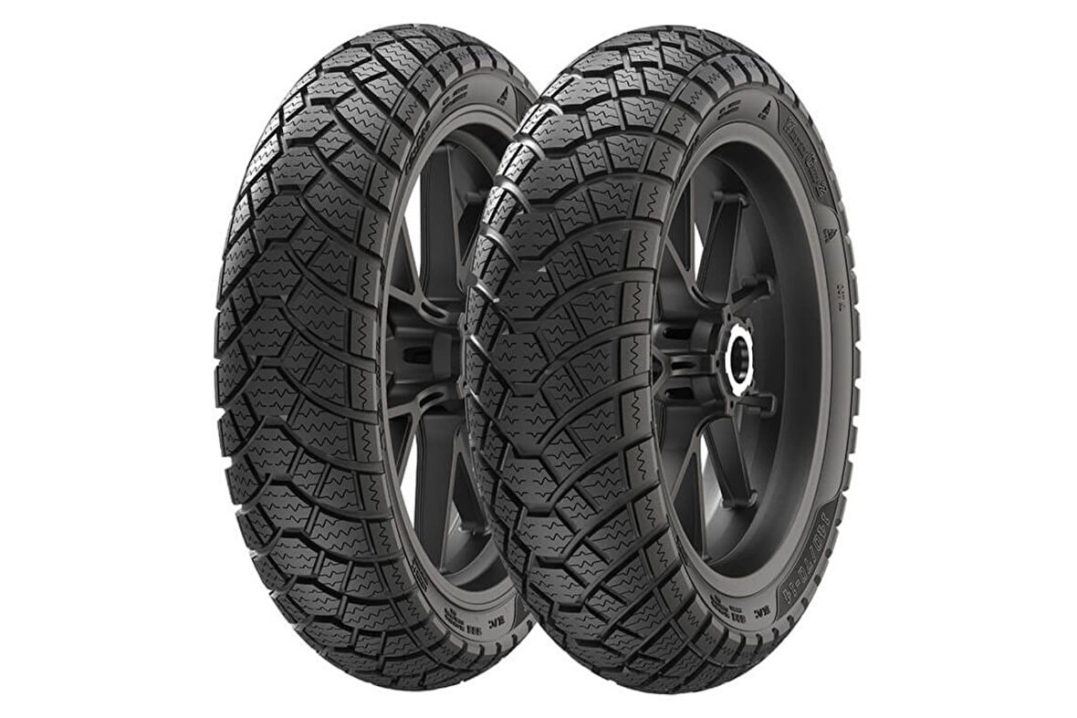 Anlas Set 100/80-16 ve 120/70-14 Winter Grip2 SC500  Motosiklet Kış Lastiği Ön Arka Takım (2023)