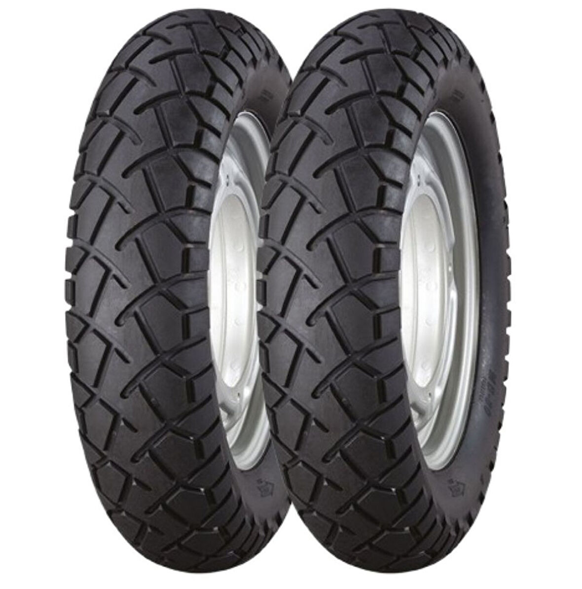 Anlas Set 100/90-10 ve 100/90-10 MB80 Ön Arka Takım Scooter Lastiği