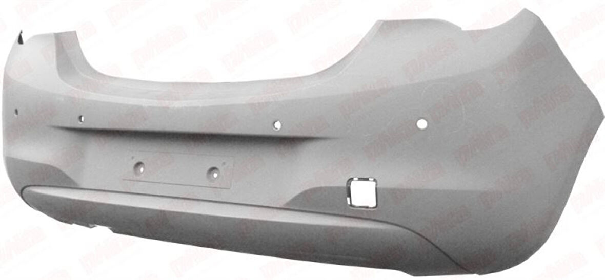 Opel Arka Tampon 4 Sensorlu Astarlı Corsa E 14> - Eurostamp 101.42.9630