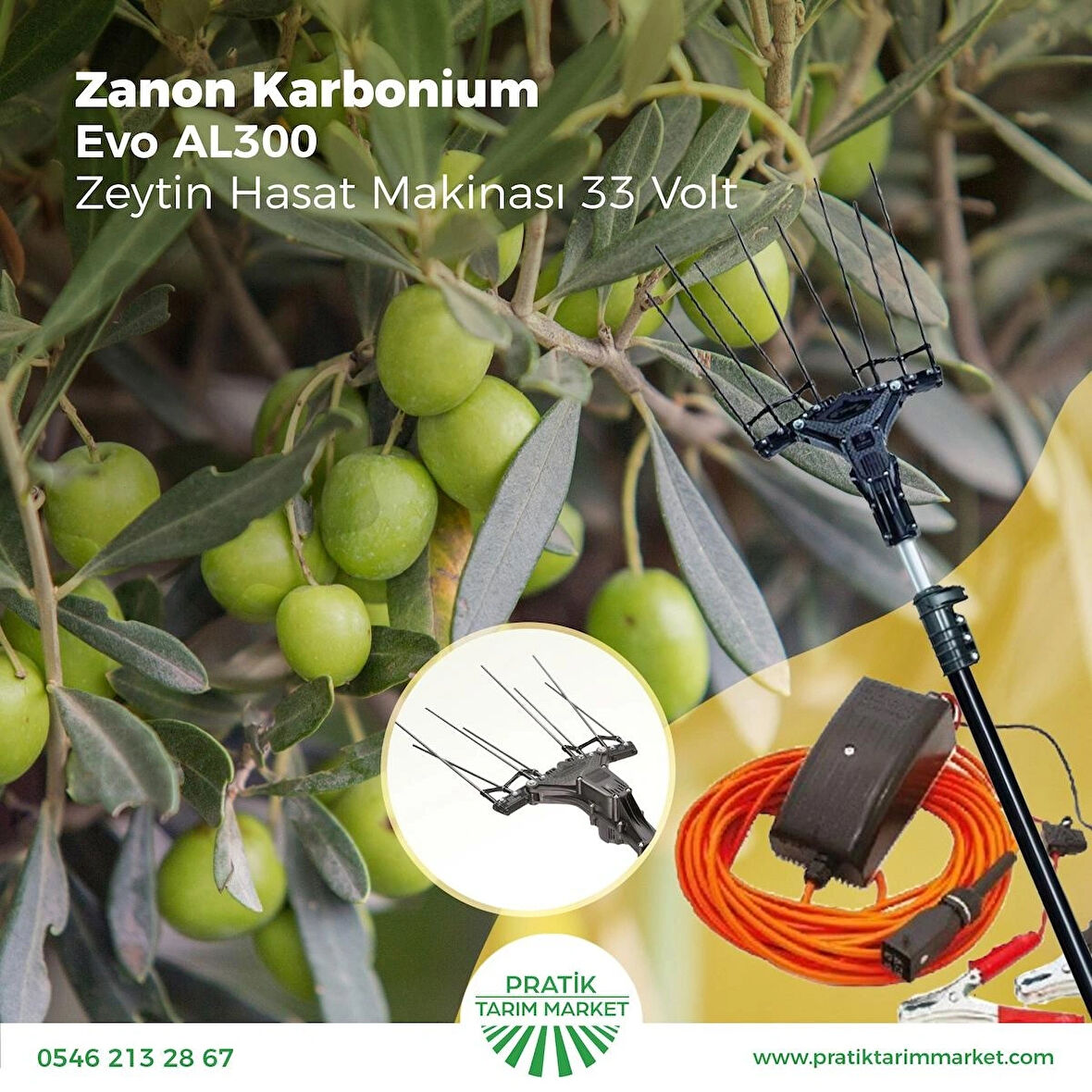Zanon Karbonium Evo AL300 33 V Zeytin Hasat Makinesi 
