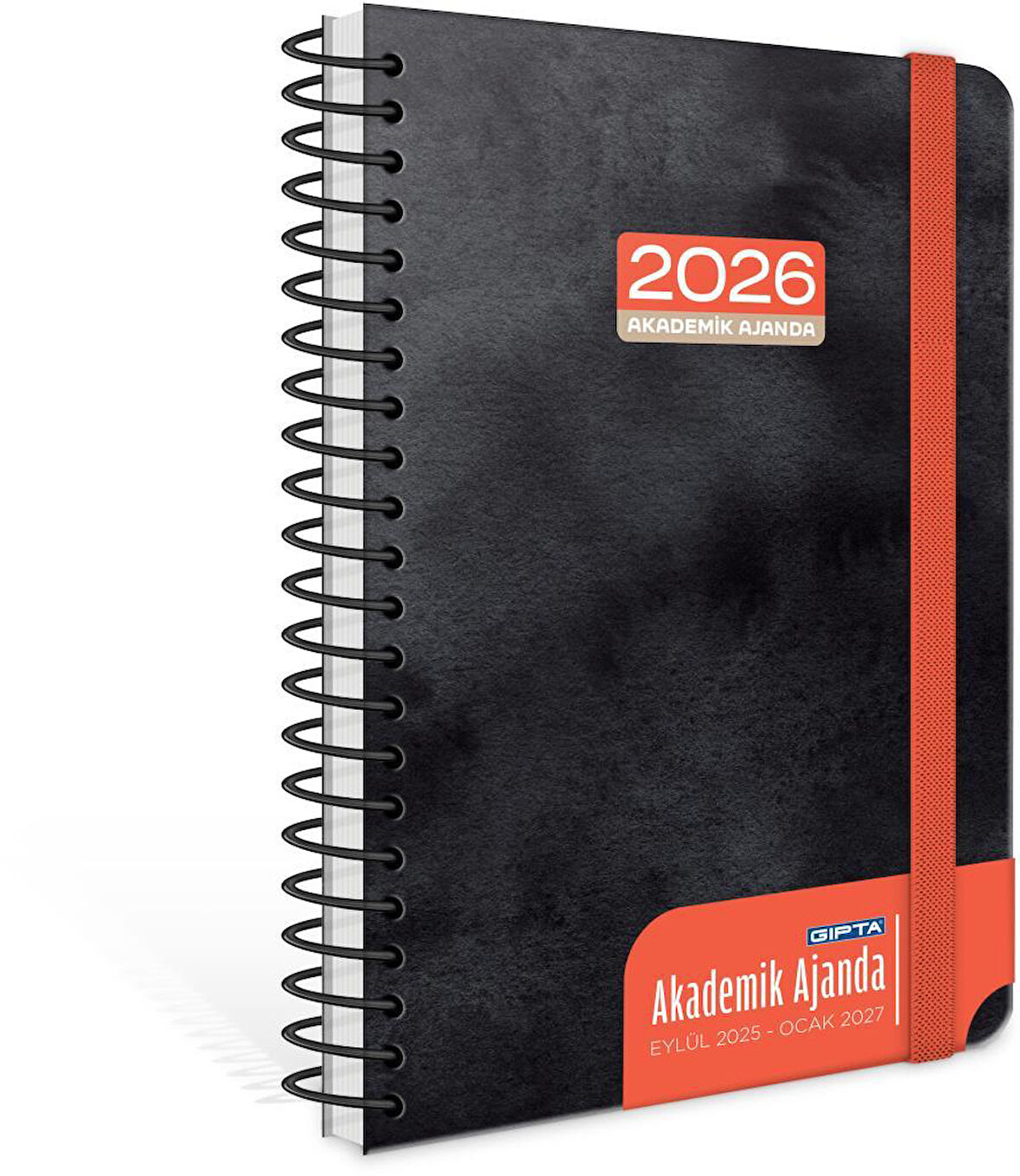 Gıpta 2025 Eylül-2026 Aralık SPİRALLİ Akademik Ajanda 17X24 Cm  Model-6