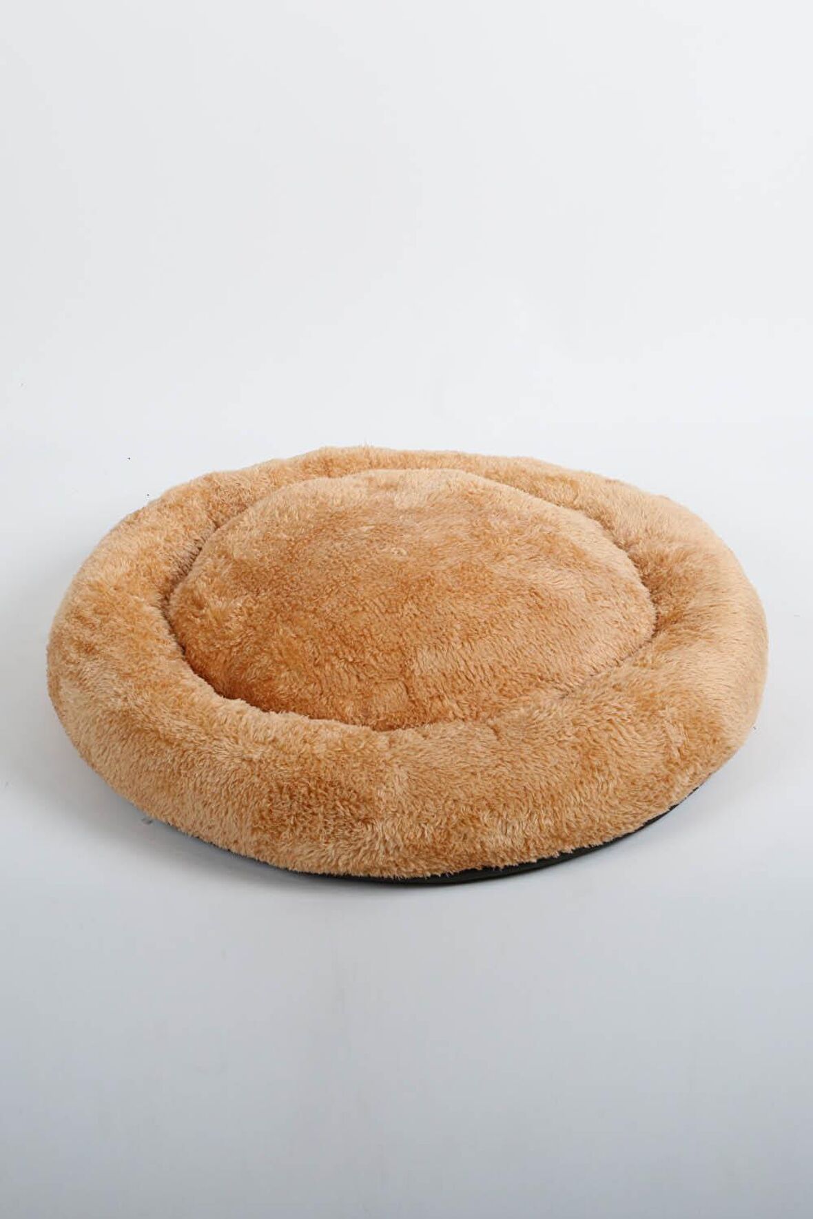 Cookie Pet Sherpa Üstü Açık 60 cm Hardal Küçük - Orta Irk Köpek Yatağı