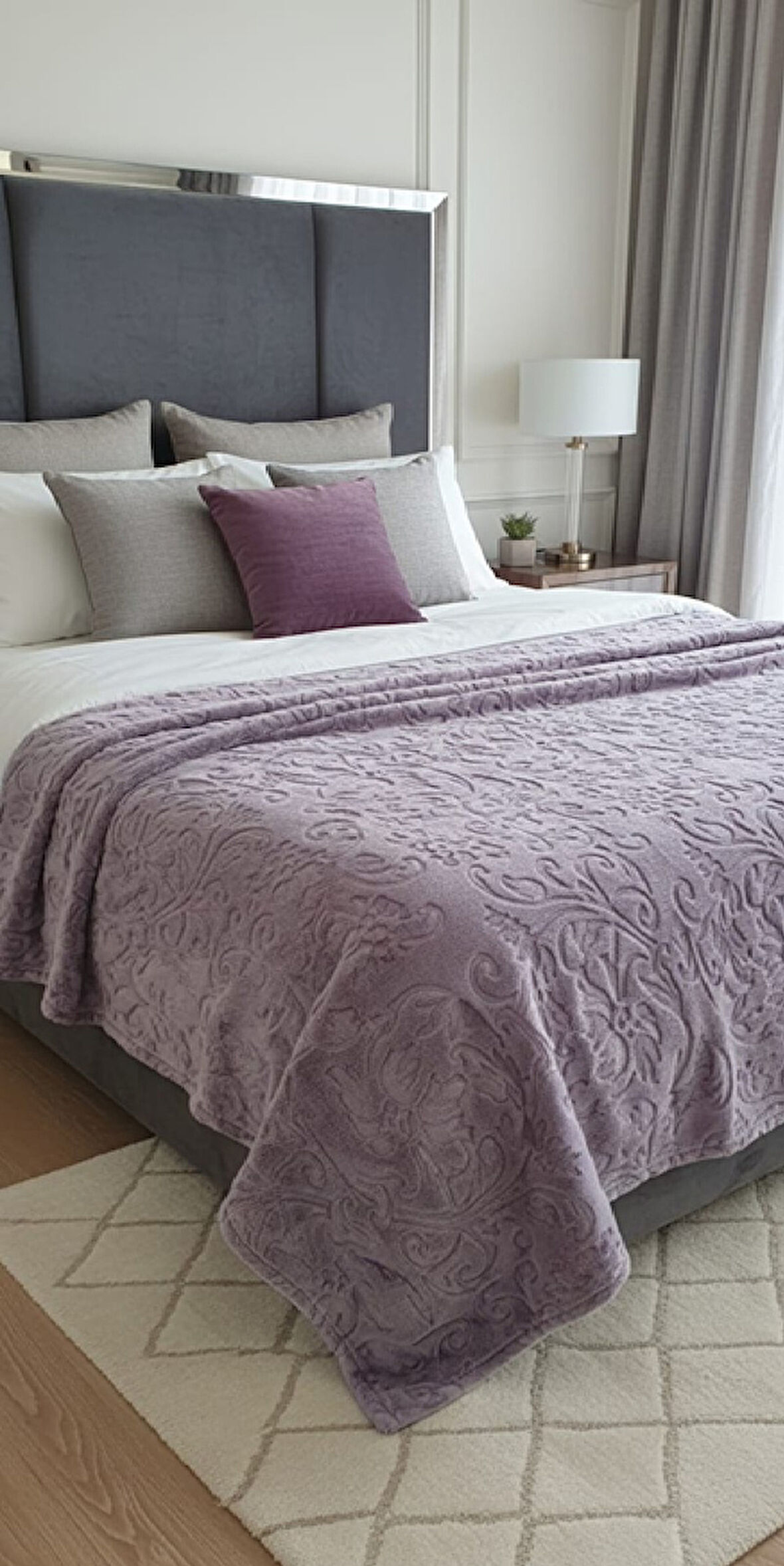 PADİŞAH EMBOSS ÇİFT KİŞİLİK BATTANİYE KÜLMORU