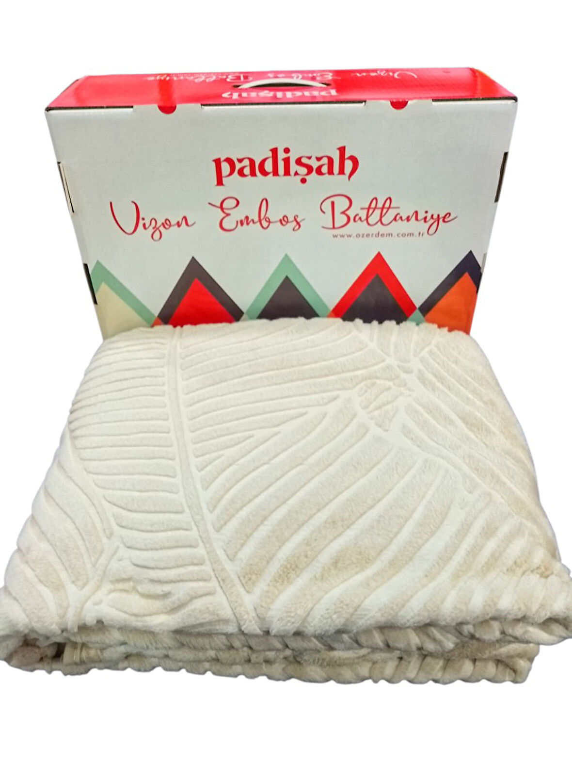 PADİŞAH EMBOSS TEK KİŞİLİK BATTANİYE BEJ