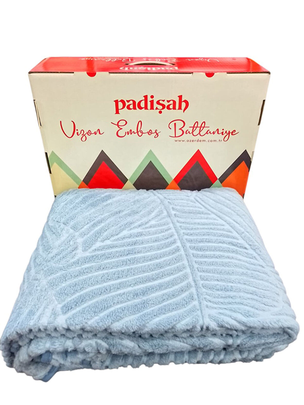 PADİŞAH EMBOSS TEK KİŞİLİK BATTANİYE GRİ