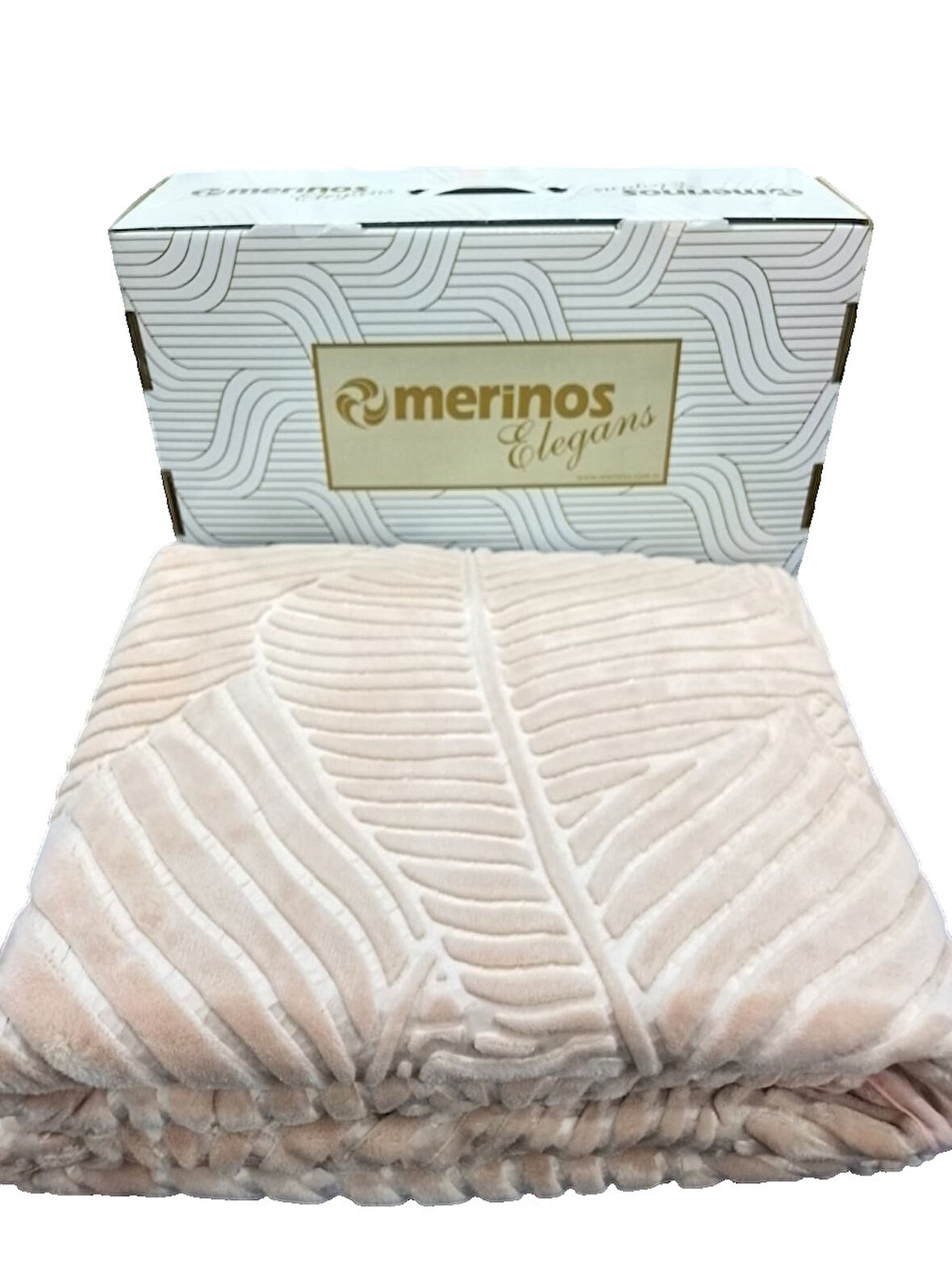 ELEGANCE EMBOSS TEK KİŞİLİK BATTANİYE PUDRA