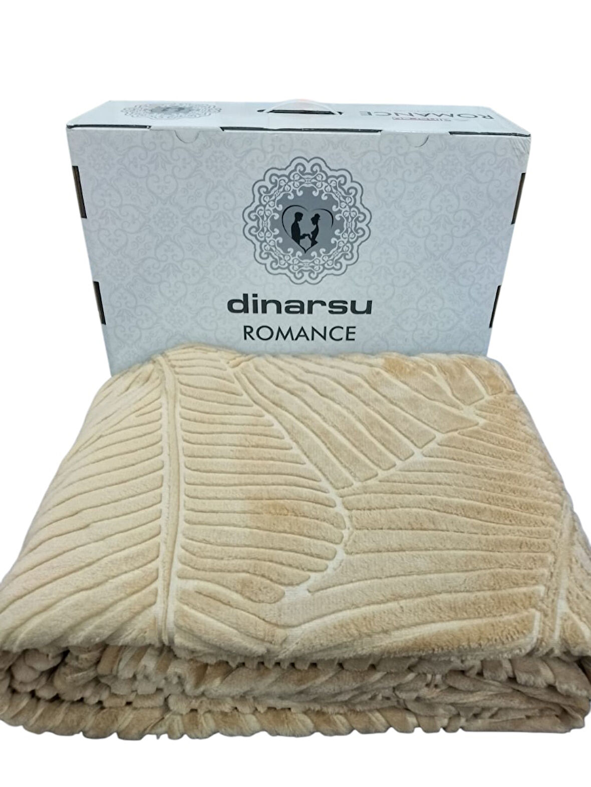 ROMANS EMBOSS TEK KİŞİLİK BATTANİYE VİZON