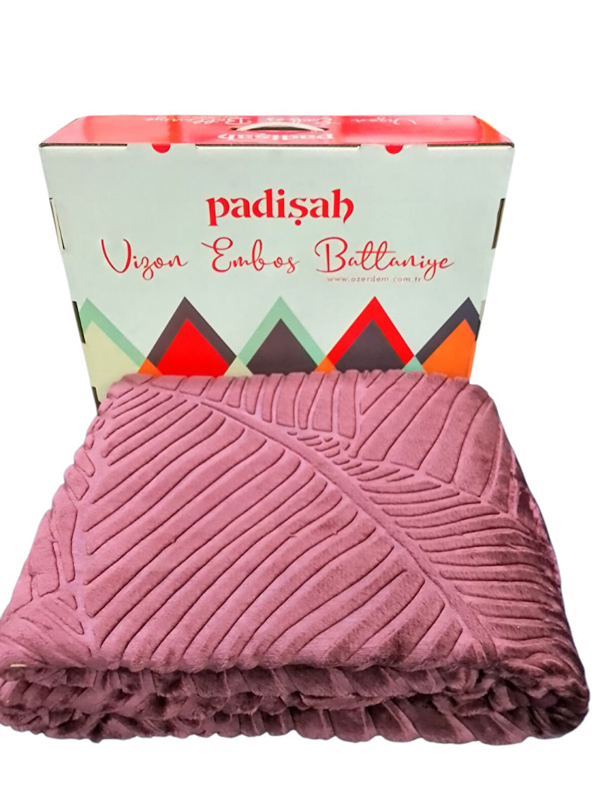 PADİŞAH EMBOSS TEK KİŞİLİK BATTANİYE MÜRDÜM