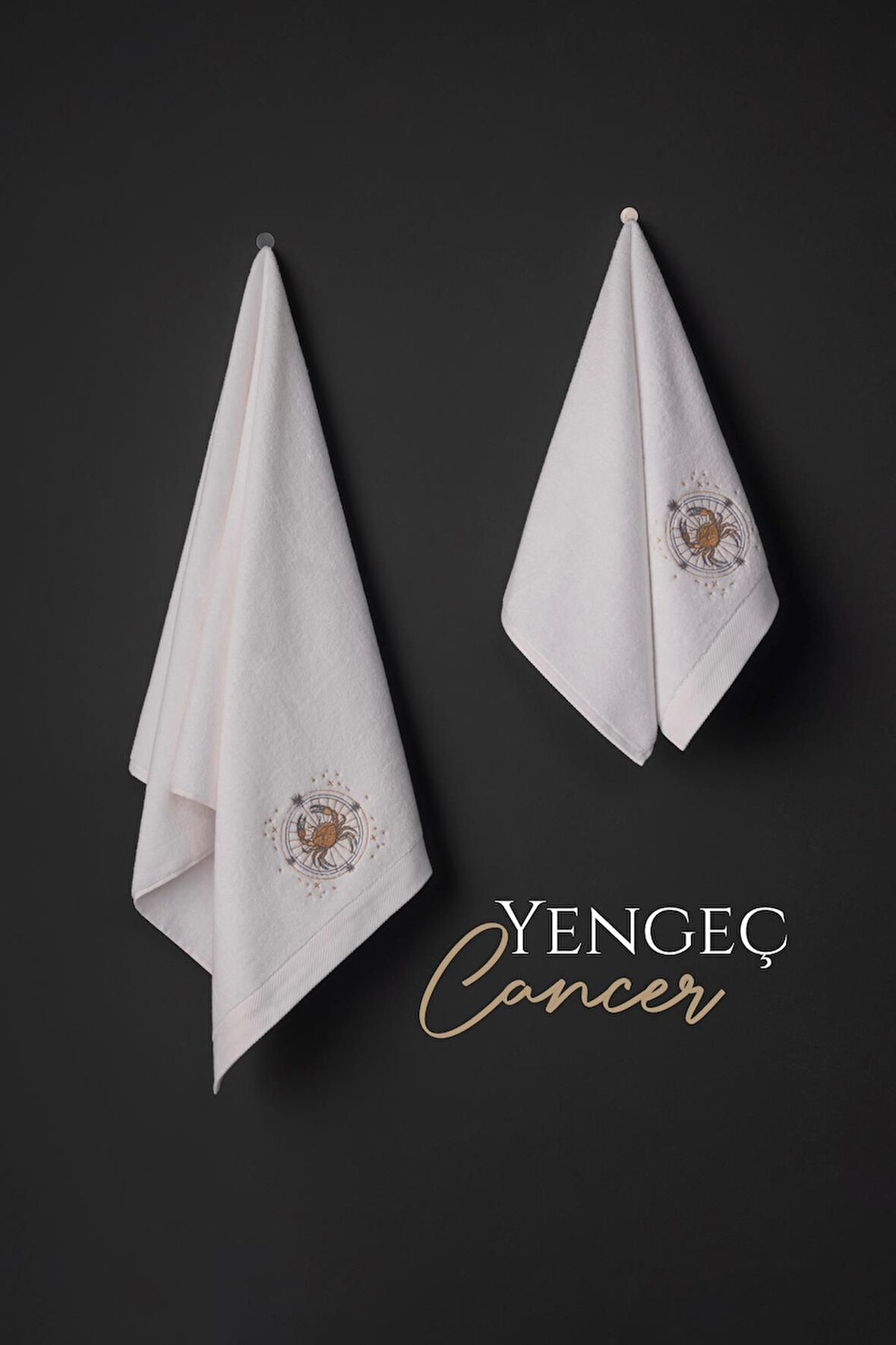 VAROL %100 MİCROCOTTON ÜST KALİTE HAVLU SETİ BURÇ NAKIŞLI