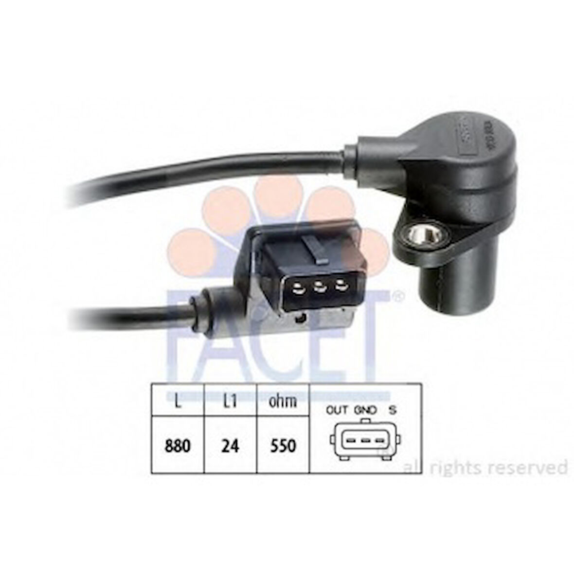 Bmw Krank Sensoru Bmw E36 M43 96>98 - Facet 9.0158