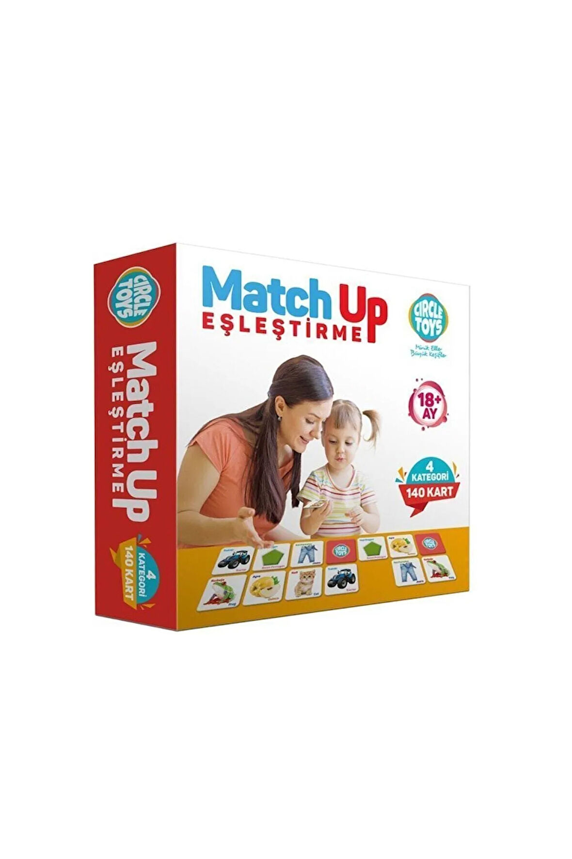 140 Parça Eşlestirme Kartı Match Up