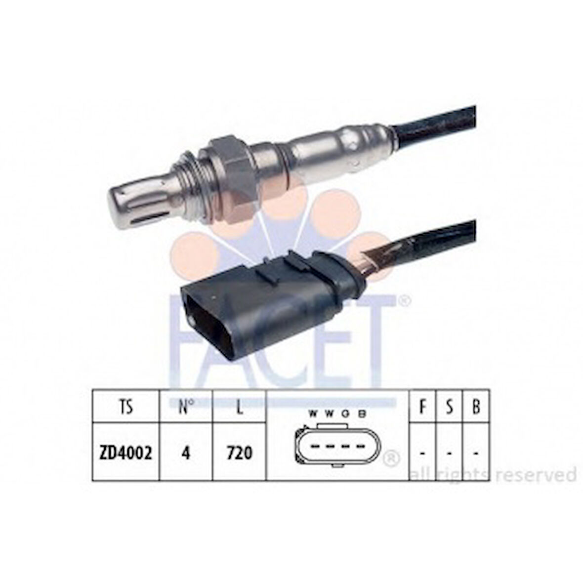 Vag Oksıjen Lambda Sensoru Polo Arosa 1.6 16v Ahw K.oncesi - Facet 10.7175