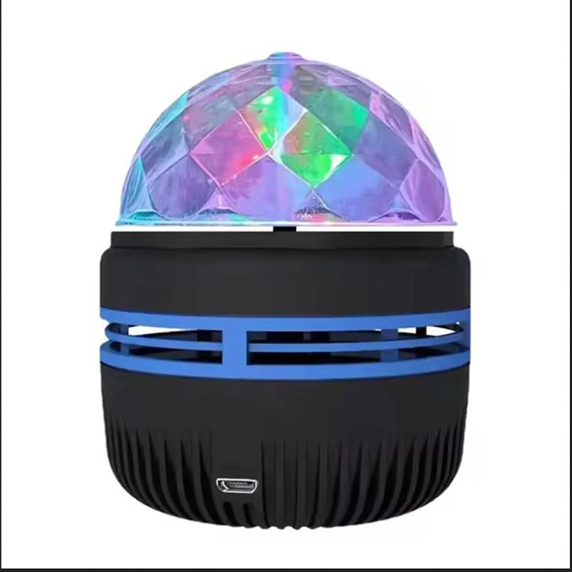 SGE TEKNOLOJİ Disko topu Yansıtmalı Dönen Projeksiyon Gece Lambası - Çocuk Bebek Odası