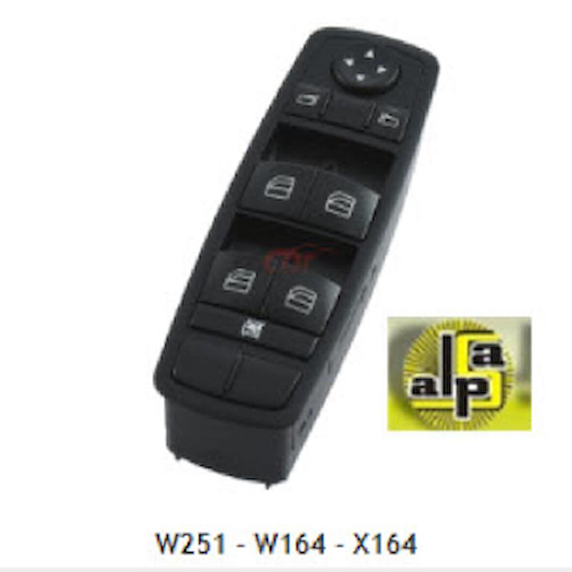 Unıversal Cam Anahtarı>mercedes W164-W251-X164 Sol Dörtlü >a251 820 0110 / A251 830 0090 - Mcar-An542