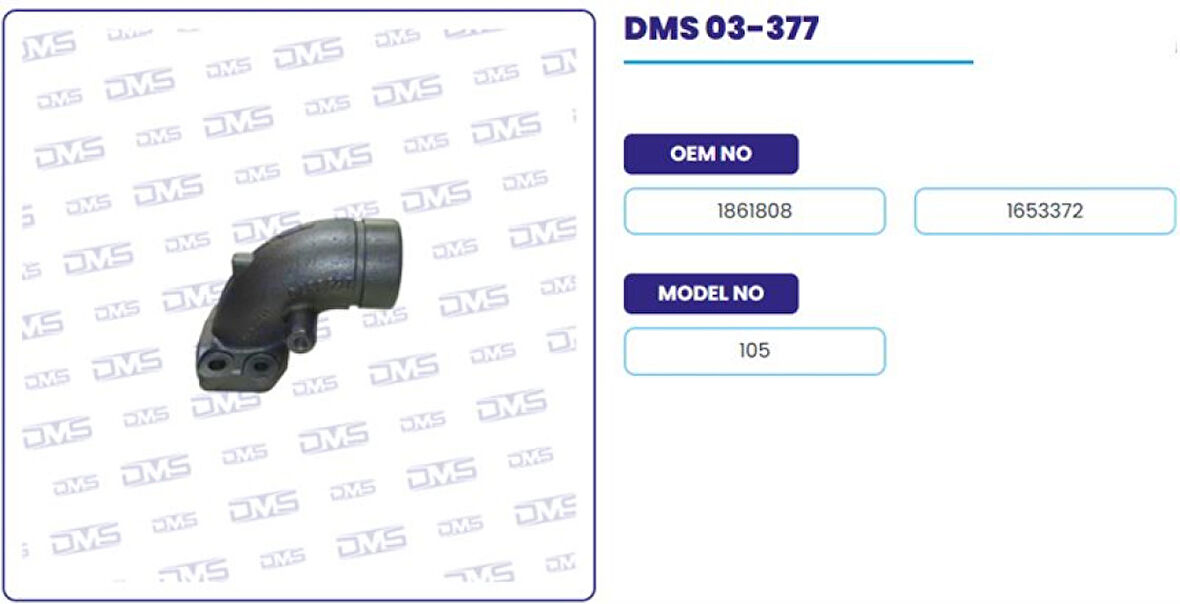 Daf Truck Egzoz Manıfoldu Dirsek Daf 105 Xf - Demosan 03-377