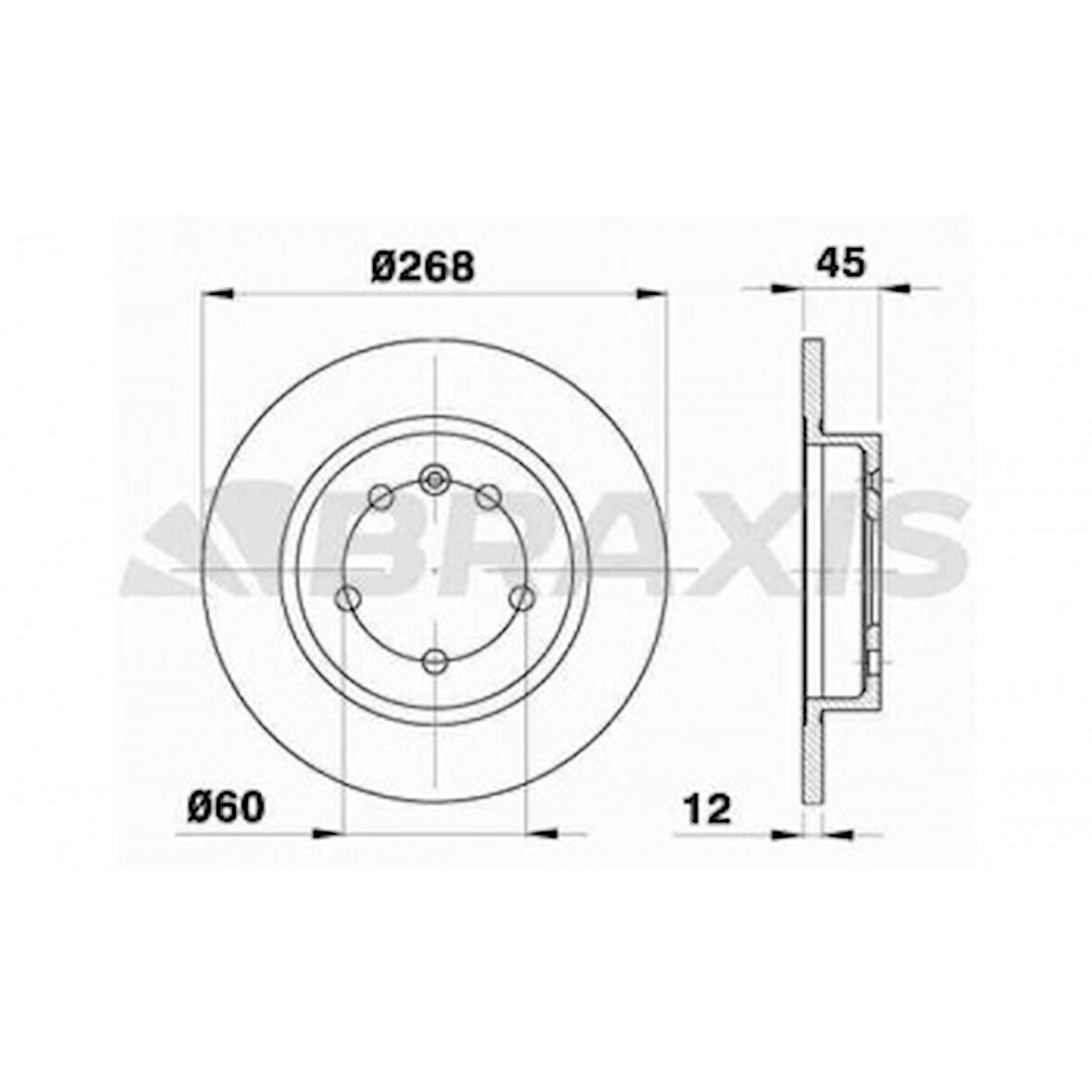 Opel Arka Fren Disk Aynası Astra Cruze J 1.3 Cdti / 1.4 / 1.4 Turbo / 1.6 / 1.6 Sidi / 1.7 Cdti / 2.0 Cdt - Braxıs Ae0292