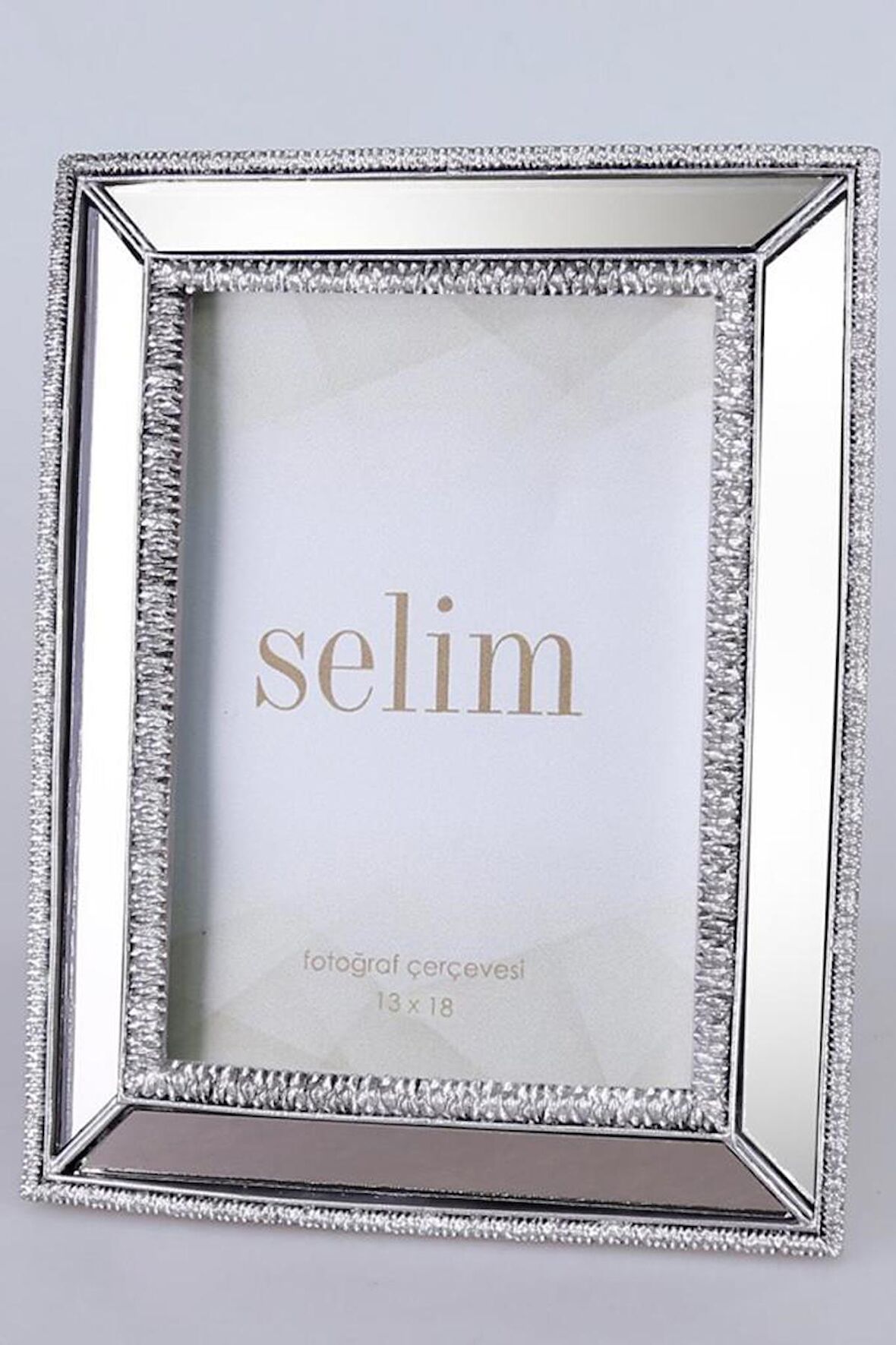 By Selim 13x18 Elsira Aynalı Çerçeve Gümüş SCRV 114GMS85RS