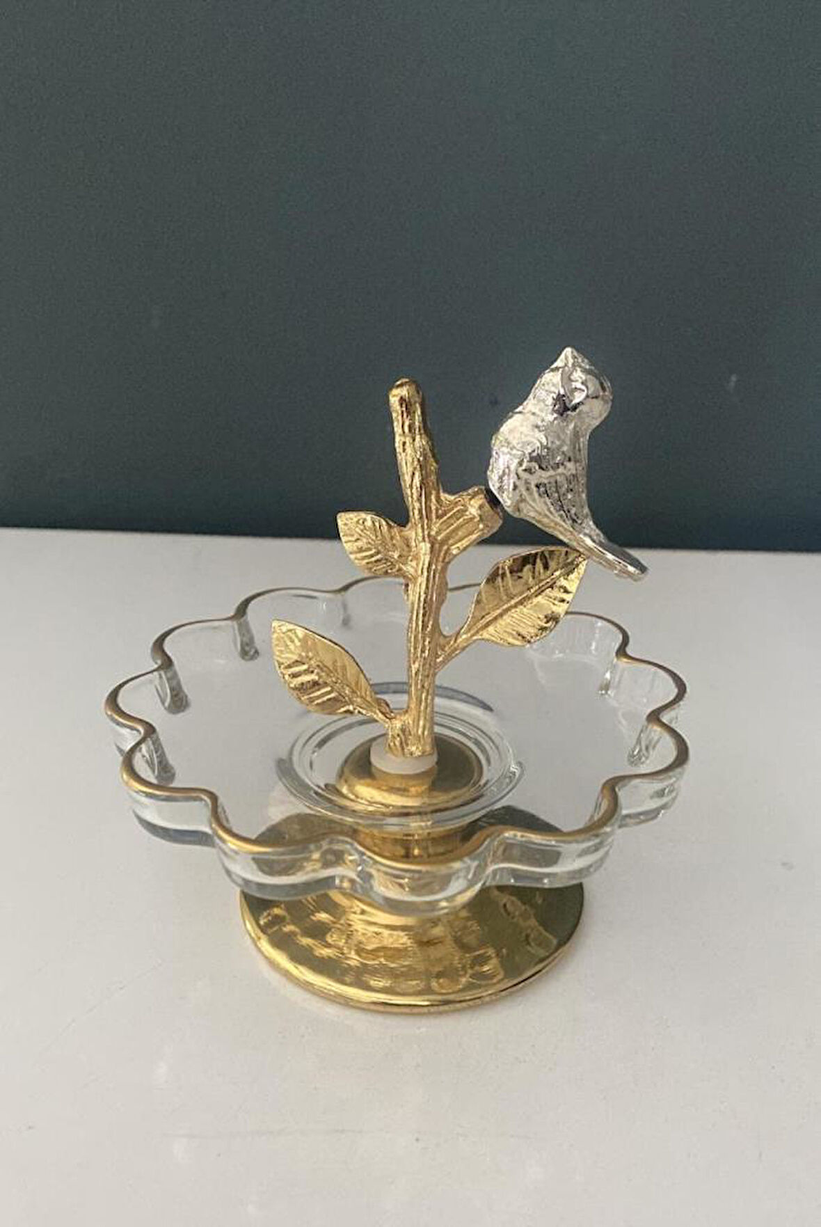 SELİM DEKOR KUŞLU PAPATYA LOKUMLUK 