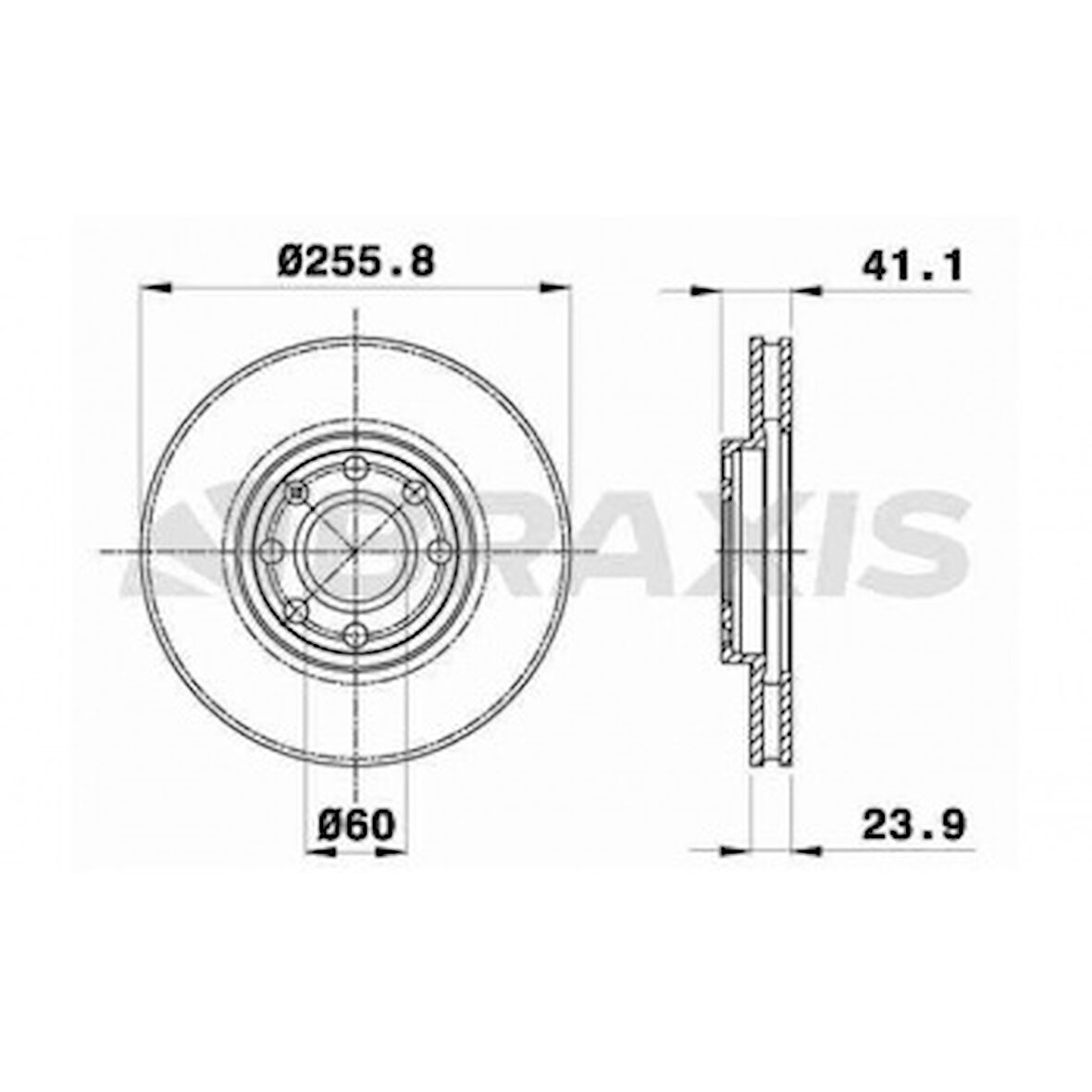 Opel On Fren Diski (4 Bijon) Astra G 1,6i 16v 98> - Braxıs Ae0040