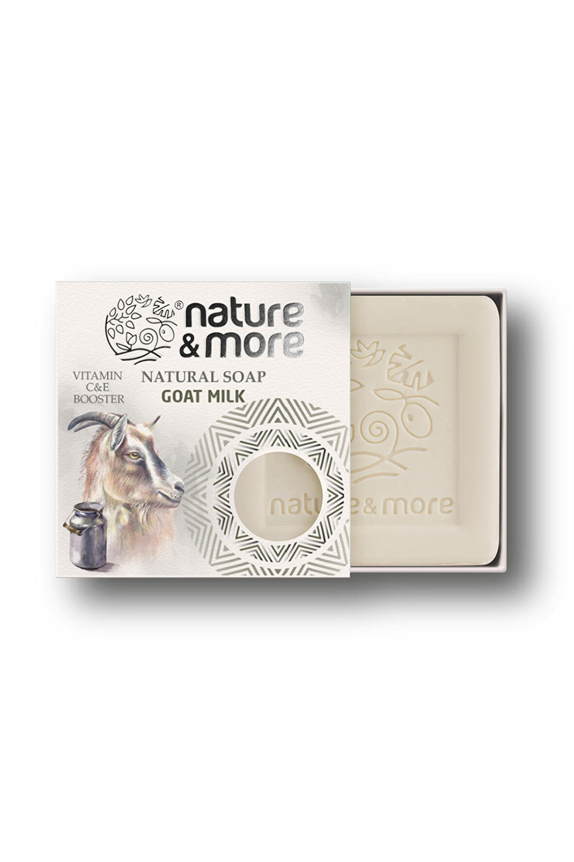 Nature More Keçi Sütü Sabunu - Peeling Etkili Doğal Gözenek Sıkılaştırmaya Yardımcı 125 Gr