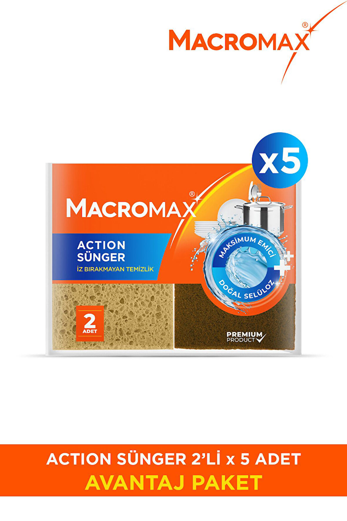 Action Sünger Avantaj Paket X5