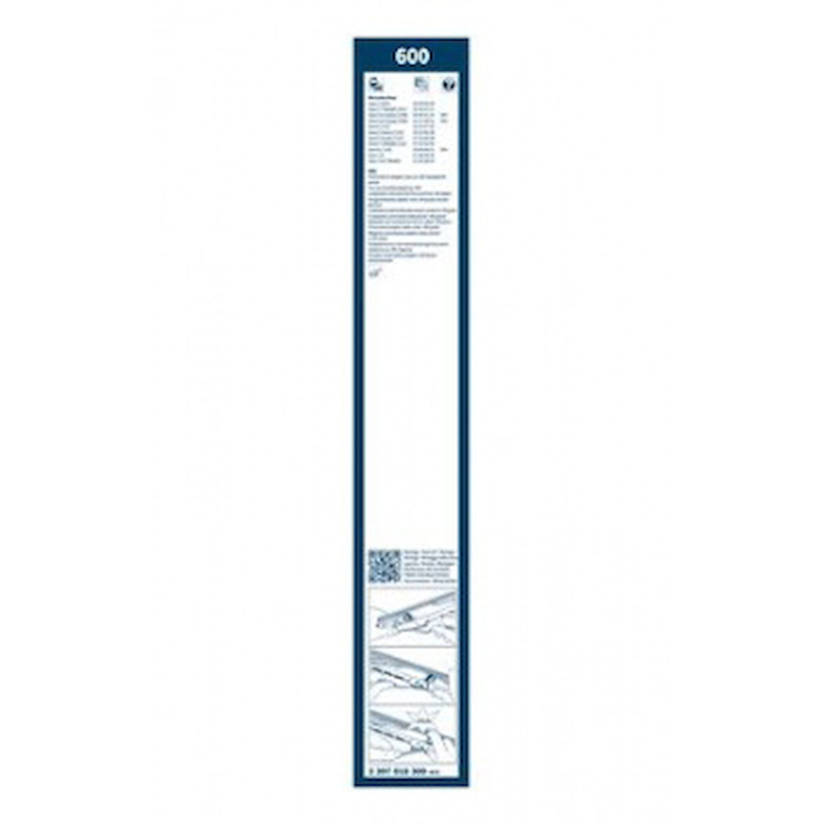 Mercedes Silecek Supurgesi 600mm W201 W202 W124 - Bosch 3397018300