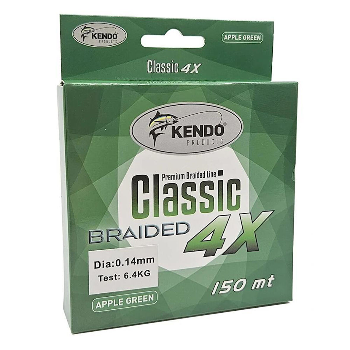 Kendo Classic 4x 150mt Apple Green Örgü İp 0,18 MM