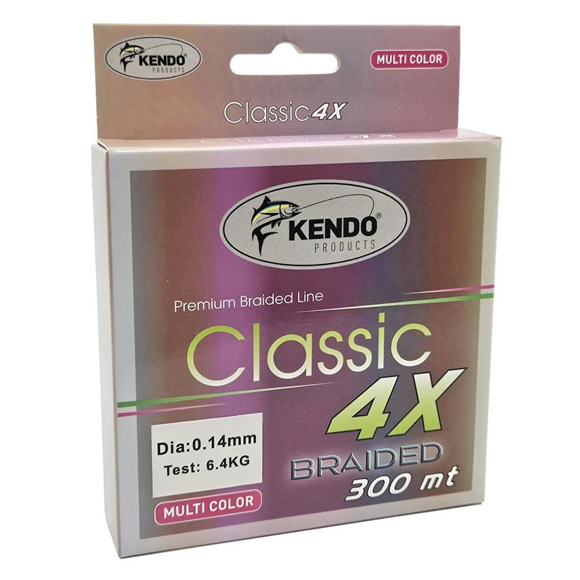 Kendo Classic 4x 300mt Multicolor Örgü İp 0,16 mm