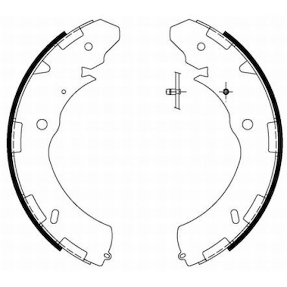 Mitsubıshı Ticarı Arka Fren Balatası Pabuc Fullback 16> L200 06>13 D Max 13> - Braxıs Ac0077