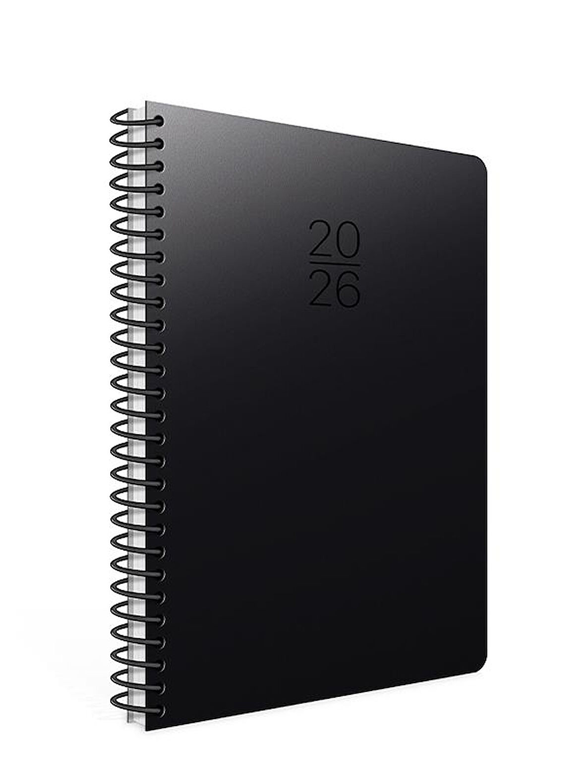 Gıpta 2026 Spiralli Günlük Ajanda 20x28 cm 419-SEK Siyah