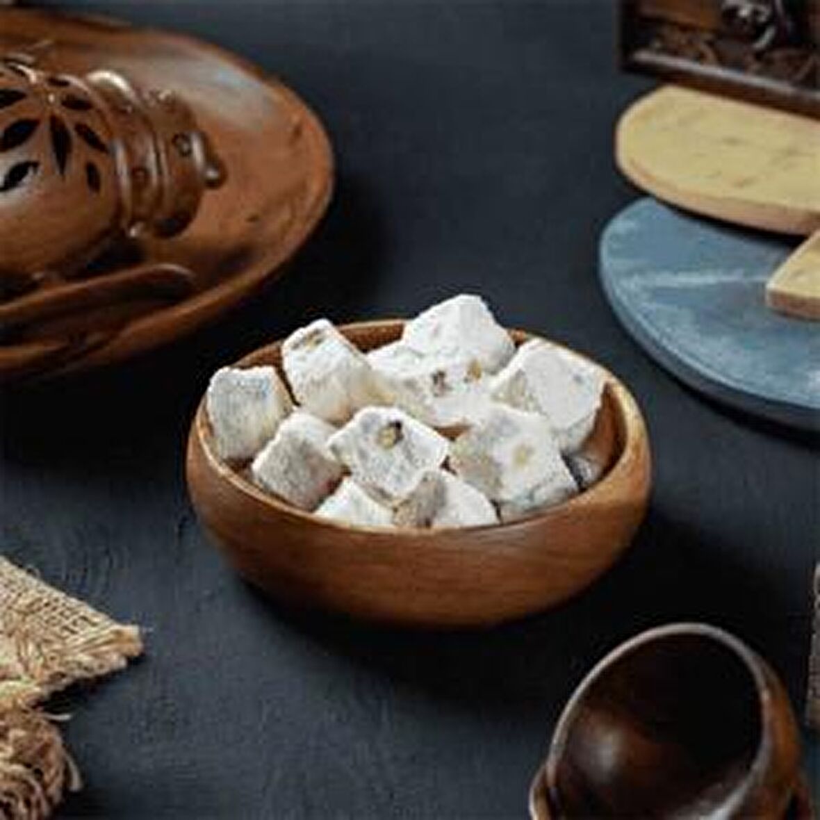 Lokum Duble Sütlü Fıstıklı 750 Gr.