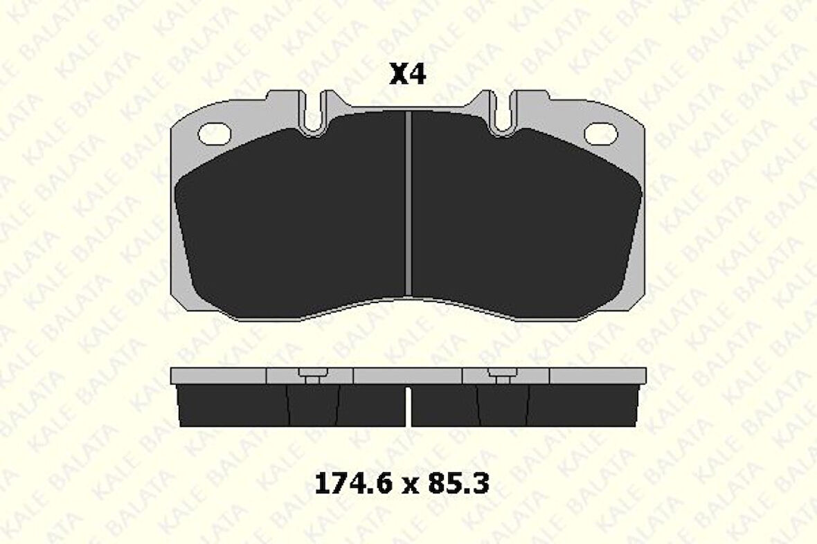 İveco Ticarı On Fren Balata İveco Euro Cargo-İveco Daıly - Kale B 29122 220 04