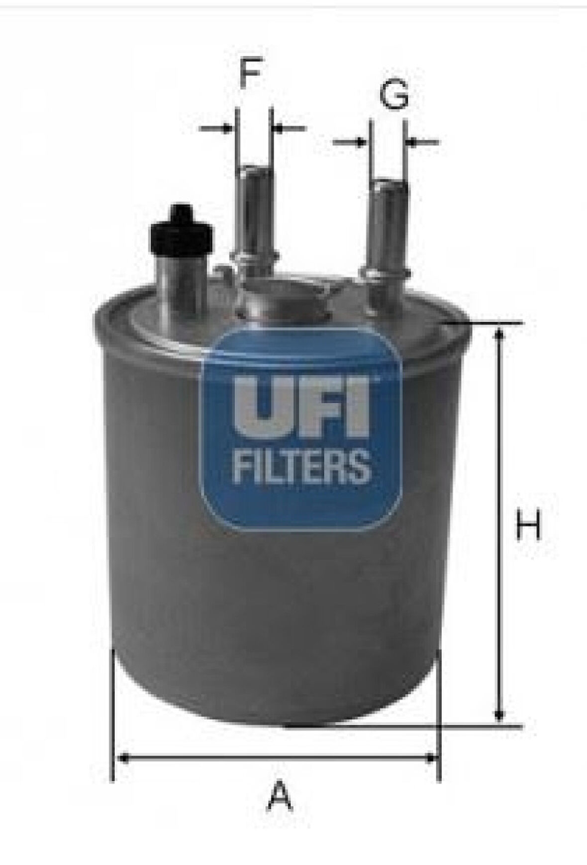 Renault Yakıt (mazot) Filtresi Kangoo III Twingo 1,5dci Laguna III 1,5dci / 2,0dci (sensor Yuvalı) - Ufı 24.073.00