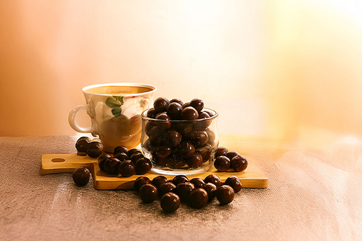 ÇİKOLATALI FINDIK BİTTER DRAJE 500 Gr.