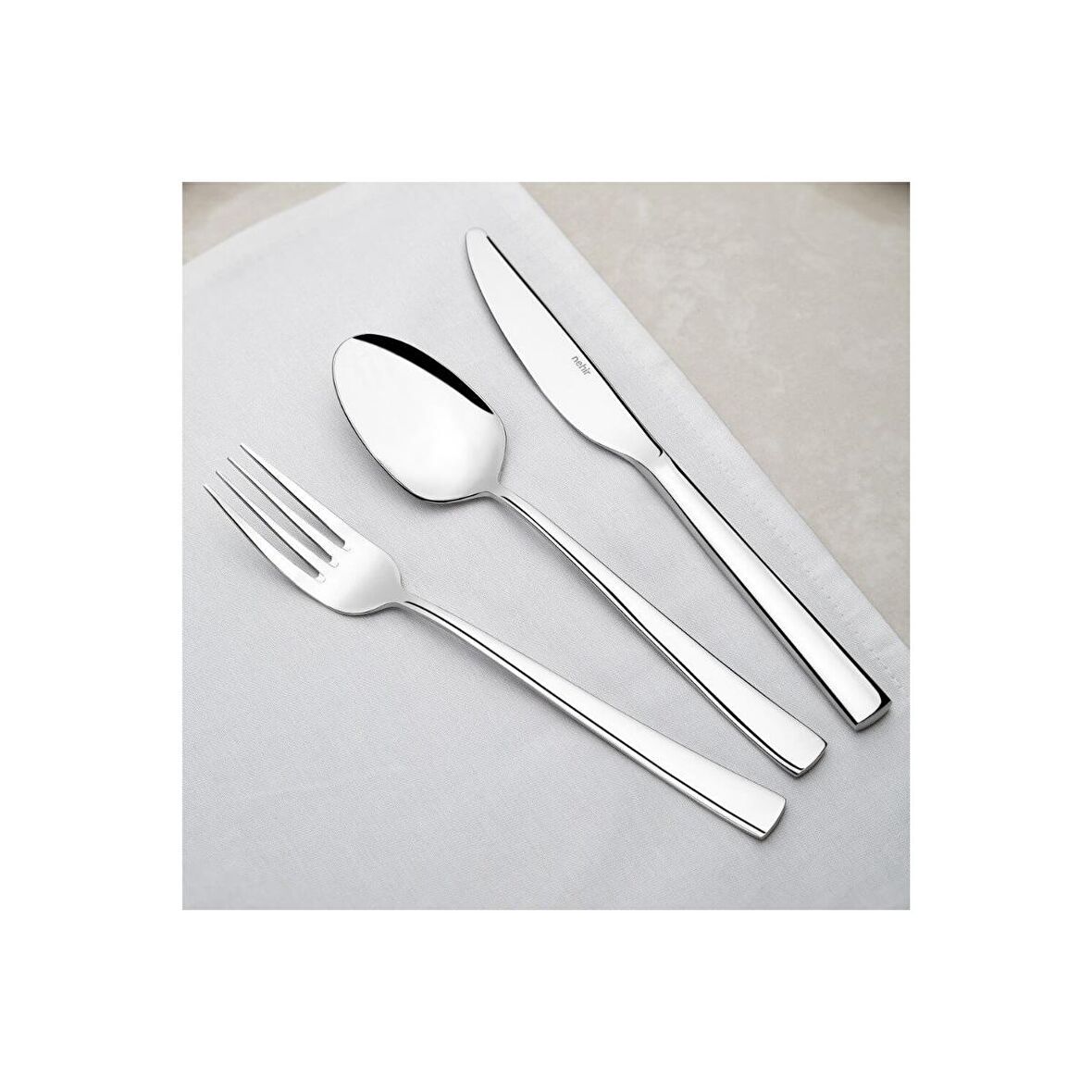 Nehir deniz deri kutulu 84 prç. çatal kaşık bıçak seti