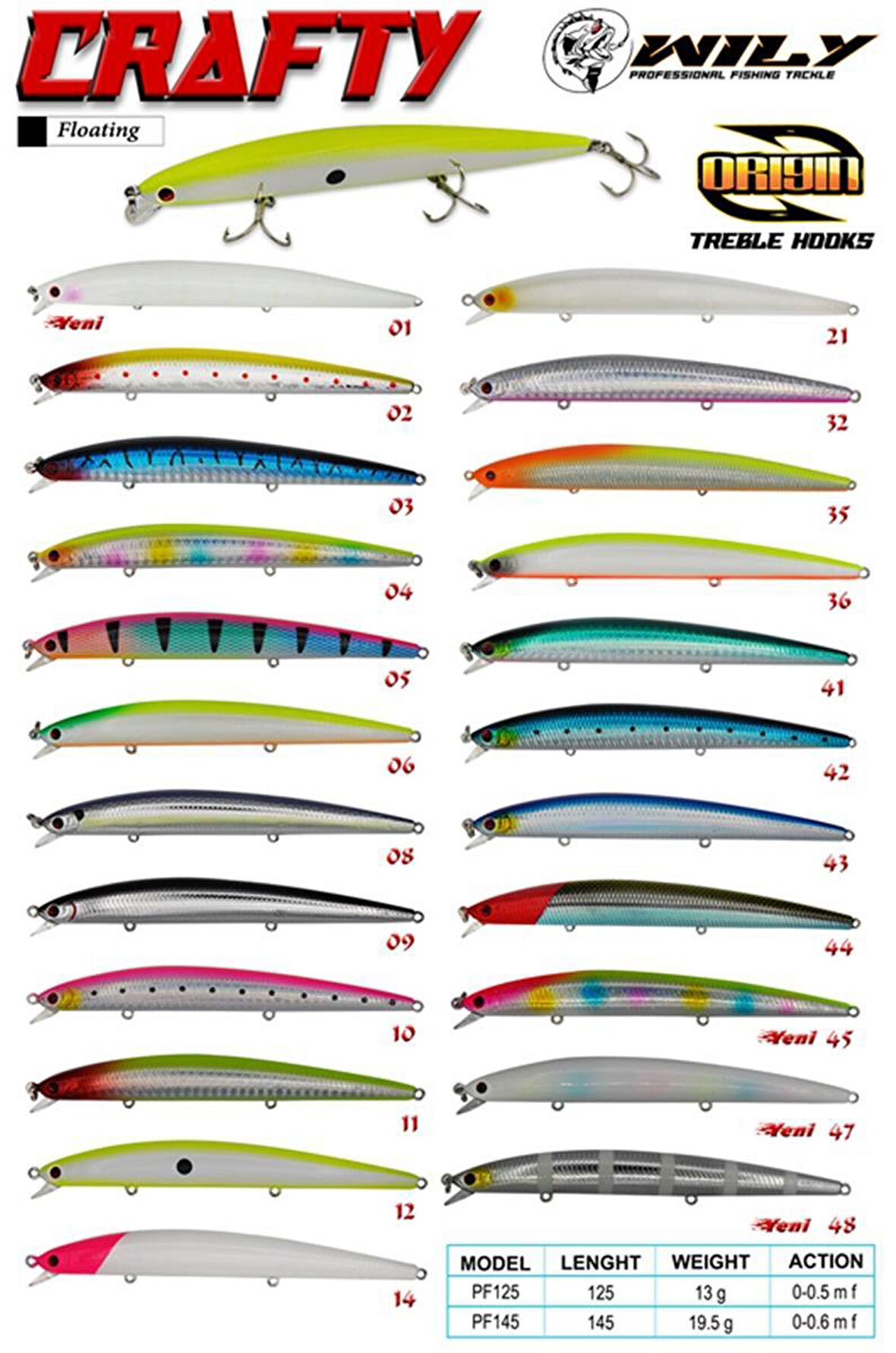 Wily Crafty 12,5cm 13gr Floating Suni Yem 12510