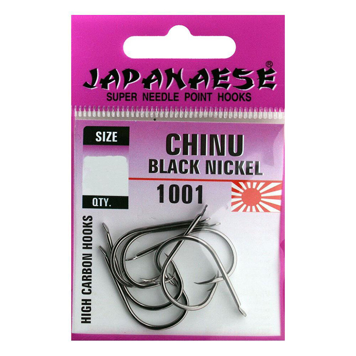 Japanese Chinu Black Nikel Olta İğnesi Black Nickel-NO:1