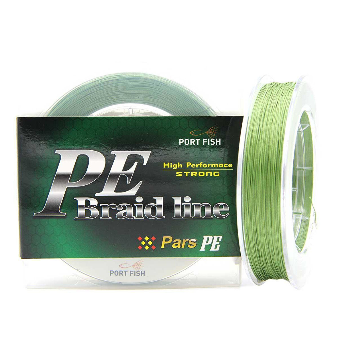PortFish Pars 8 Kat İp Olta Misinası 0,36 MM-YEŞİL-300 MT-0,36 MM-0,36 MM