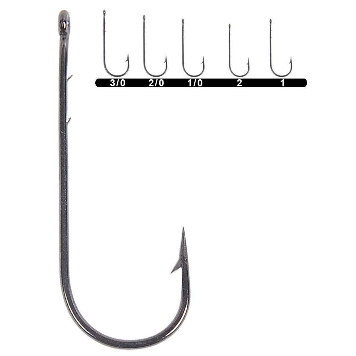 Youvella Black Nikel Delikli Olta İğnesi Black Nickel-NO:1/0