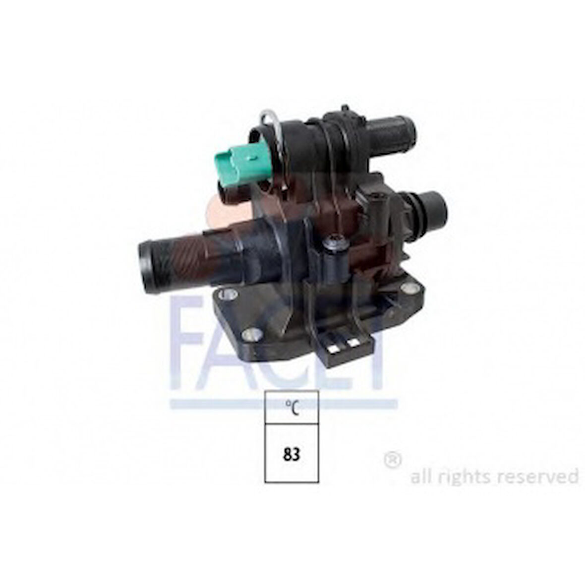 Ford Termostat Yuvası Komple Partner II P307 Ym P206 Expert III P207 P308 P407 C4 C5 II Jumpy III C3 II B - Facet 7.8708
