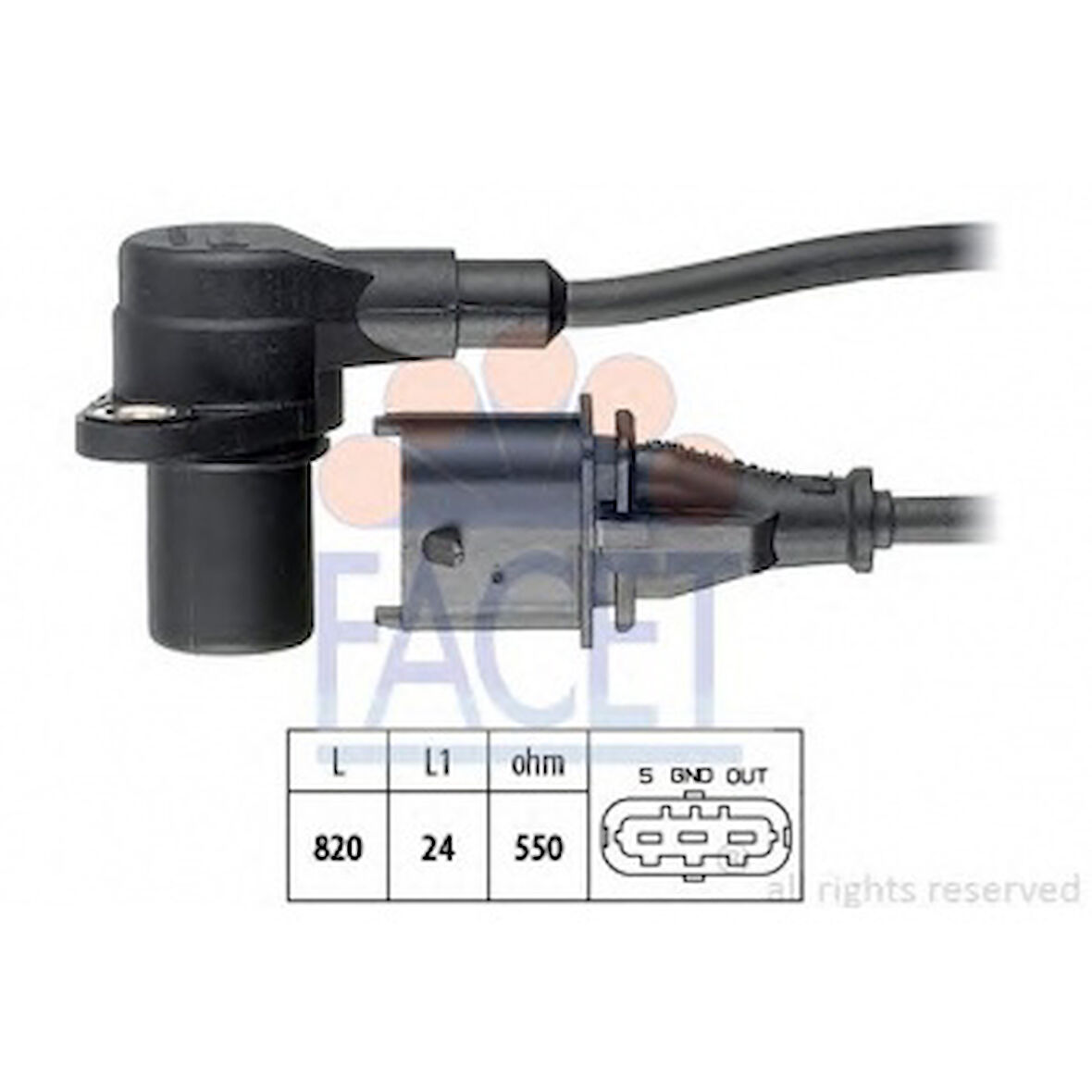 Opel Krank Devir Sensoru Astra G X20xe - Facet 9.0234